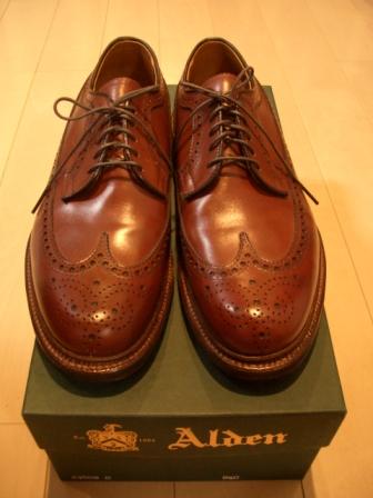 Alden�@�����O�E�B���O�`�b�v�@Walnut Brown